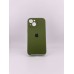Оригінальний силіконовий чохол RoundCam для Apple iPhone 15 (46) у кольорі Deep Green