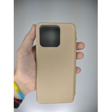Чехол-книжка Оригинал Lite Xiaomi Redmi 12C / 11A (Бежевый)