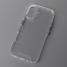 Силіконовий чохол Space Case Premium для Apple iPhone 16 (Прозорий)