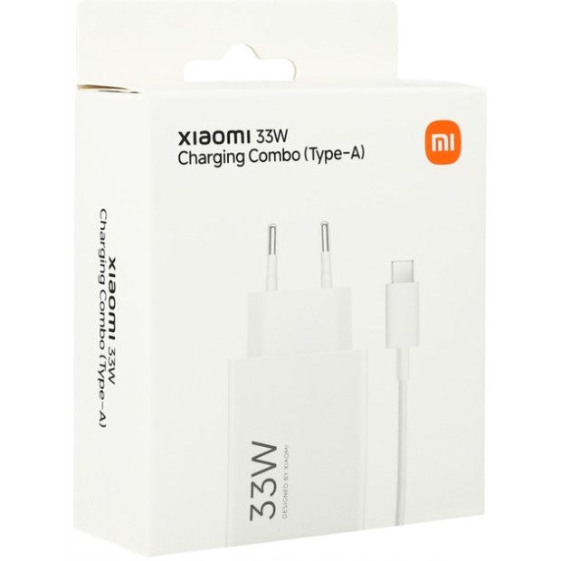 Зарядний адаптер Xiaomi HyperCharge Combo 33W MDY-11-EZ (1USB Type-A) + кабель Type-C (Білий)