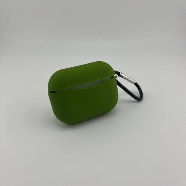 Чохол для навушників Full Silicone Case Apple AirPods Pro (46) Deep Green