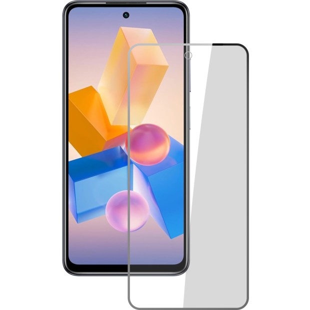 Захисне скло 5D Japan HD Infinix Hot 40i  /  Smart 8  /  Tecno Spark 20  /  20C  /  Go 2024  /  Pop 8 Чорне