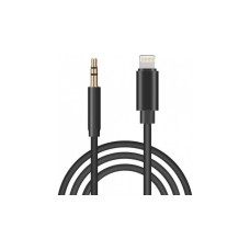 Переходник Budi Lightning to 3.5mm AUX (1.2m) (Чёрный) DC131LX12A U