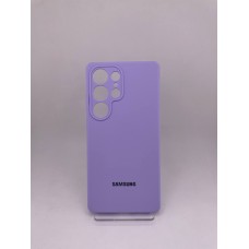 Чехол Silicone Case with MagSafe Samsung Galaxy S25 Ultra (Фиалковый)