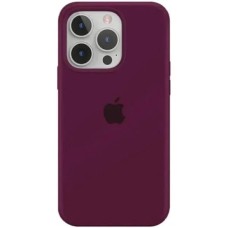 Силикон Original Round Case Apple iPhone 15 Pro Max (57) Marsala