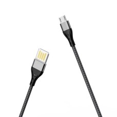 USB-кабель Borofone BU11 2.4A (1.2m) (MicroUSB) (Чёрный)