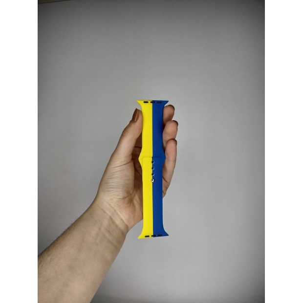 Ремешок Apple Watch Silicone 42 / 44 / 45 / 49mm (UA Flag)