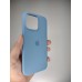 Силіконовий оригінальний чохол Round Case для Apple iPhone 15 Pro Max (37) Azure