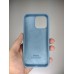 Силикон Original Round Case Apple iPhone 15 Pro Max (37) Azure