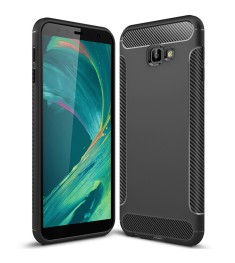 Силикон Soft Carbon Samsung Galaxy J4 Plus (2018) J415 (Чёрный)