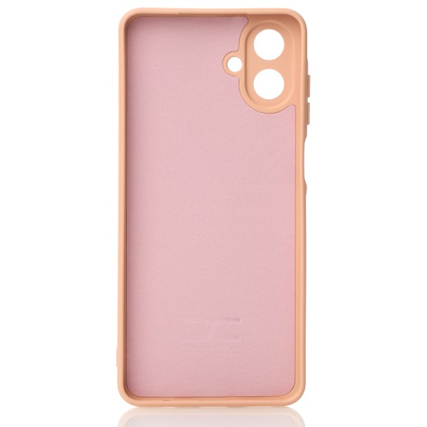 Силикон Original Samsung Galaxy A07 (ShutCam) (Персиковый)