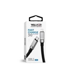 USB-кабель Walker C915 (1m) (Type-C - Lightning) (Чёрный) (Уценка) (Категория 1)..