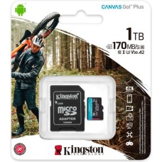 Карта памяти Kingston Canvas Go! Plus MicroSDXC 1TB (UHSI/U3) (Class 10) (A2) + SD-адаптер (SDCG4)