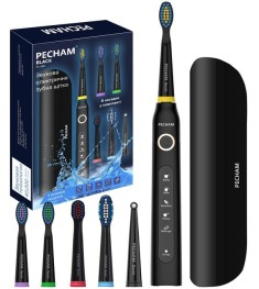 Электрическая зубная щетка Pecham Travel (PC-080) (Black) Электрическая зубная щетка Pecham Travel (PC-080) (Black)