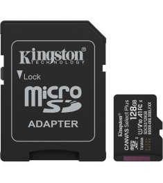 Карта памяти Kingston Canvas Select Plus Gen3 MicroSDXC 128Gb (UHS-1) (A1) (Clas..
