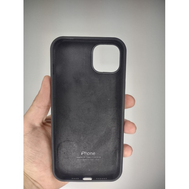 Силіконовий чохол Original Round для Apple iPhone 14 Plus (07) Чорний