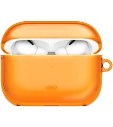 Чехол для наушников UNIQ Glase Apple AirPods Pro 3 (Glossy Orange)