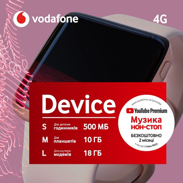 Стартовий пакет Vodafone 