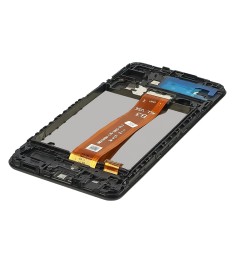 Дисплей для Samsung A127F Galaxy A12S (2021) з чорним тачскрином та корпусною ра..