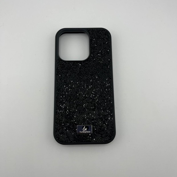 Чохол Bling World Rock Diamond для iPhone 14 Pro (Чорний Титан)