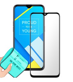 Захисне скло 5D Ceramic Realme C2 Чорне