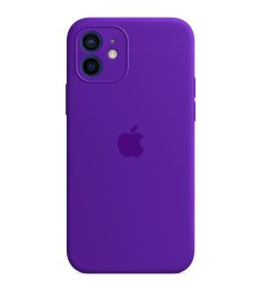 Силикон Original RoundCam Case Apple iPhone 12 (02) Ultra violet
