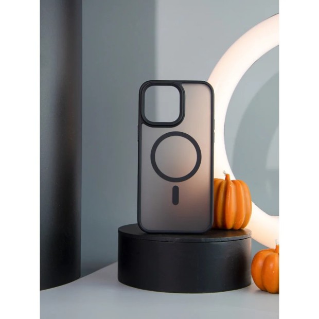 Чохол WAVE Matte Insane Case з MagSafe для iPhone 14 (Чорний)