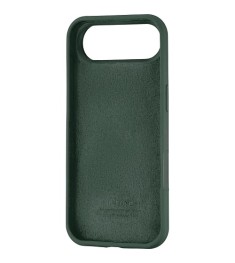 Силіконовий оригінальний круглий чохол Apple iPhone 17 Air (46) глибокий зелений..