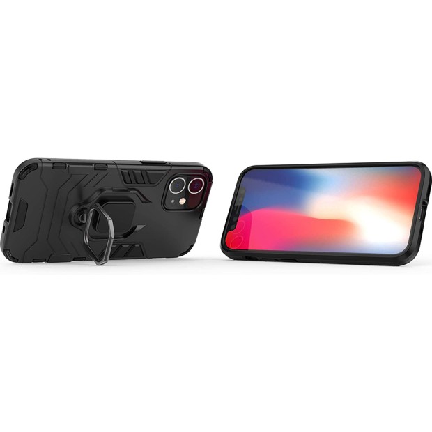 Бронь-чехол Ring Armor Case Apple iPhone 12 Mini (Чёрный)