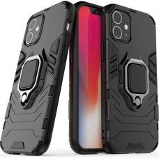 Бронь-чехол Ring Armor Case Apple iPhone 12 Mini (Чёрный) Бронь-чехол Ring Armor Case Apple iPhone 12 Mini (Чёрный)
