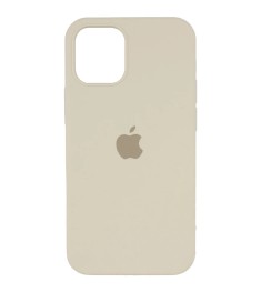 Силіконовий Original Round Case для Apple iPhone 15 Pro Max (17) Antique White