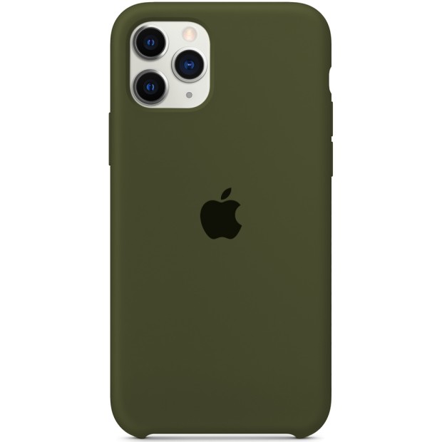 Оригінальний силіконовий чохол для Apple iPhone 11 Pro (46) Deep Green