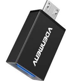 OTG-адаптер Denmen DU15 (MicroUSB - USB 3.0) (Чорний)