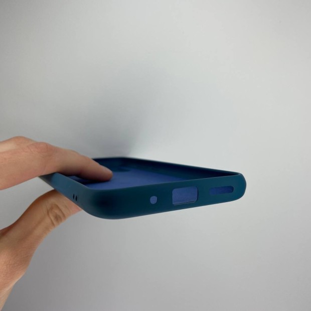 Силіконовий Original 360 чохол для Xiaomi Redmi 9A (ShutCam) (Темно-блакитний)