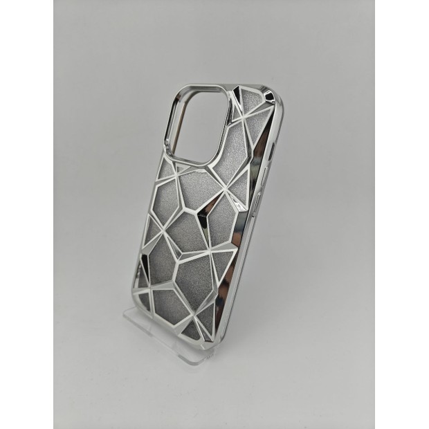 Накладка 3D Prism Metal для Apple iPhone 14 Pro (срібляста) Накладка 3D Prism Metal для Apple iPhone 14 Pro (срібляста)