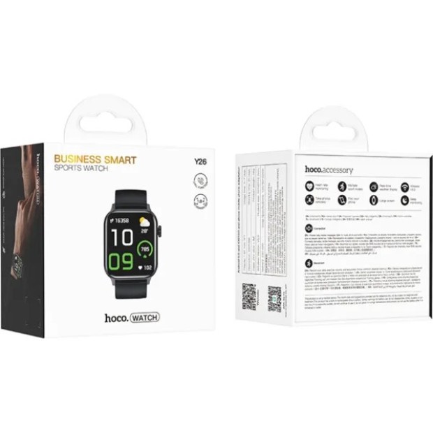 Смарт-часы Hoco Y26 Smart Watch (Чёрный) Смарт-часы Hoco Y26 Smart Watch (Чёрный)