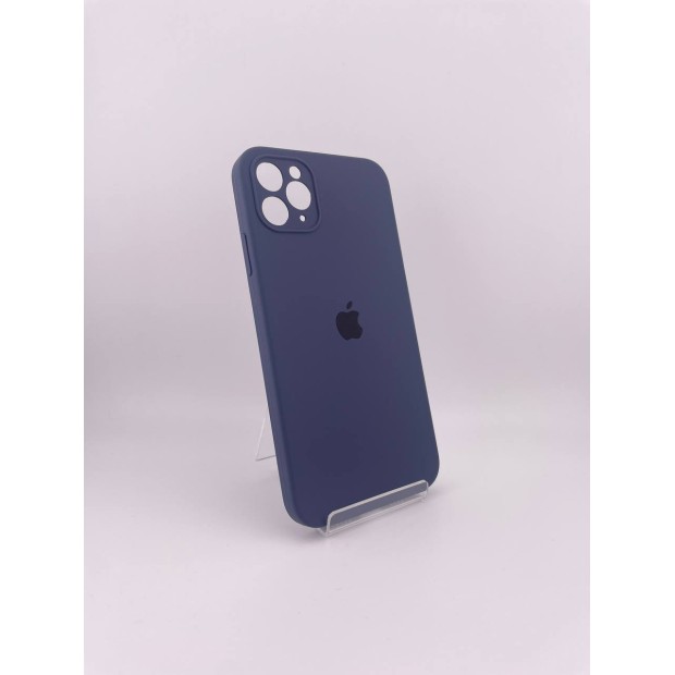 Силіконовий чохол Original Square RoundCam для Apple iPhone 11 Pro Max (09) Midnight Blue
