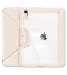 Чехол-книжка BeCover Rugged Origami Transparent с креплением Apple Pencil для Ap..