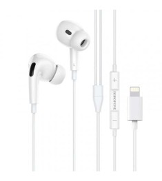 Wired in-ear headset Borofone BM30 Pro (Lightning) (White)