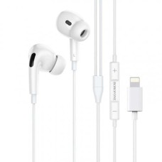 Wired in-ear headset Borofone BM30 Pro (Lightning) (White)