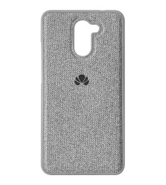 Силіконовий чохол Textile для Huawei Y7 Prime (2017) (Сірий)