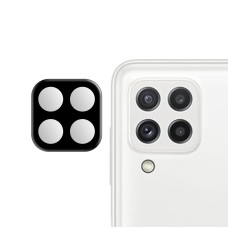 Защитное 3D стекло на камеру Samsung Galaxy A22 Black