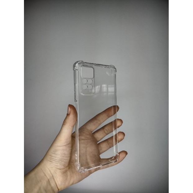Силікон 6D для Xiaomi Redmi Note 11 Pro  /  12 Pro 4G (ShutCam) (Прозорий)