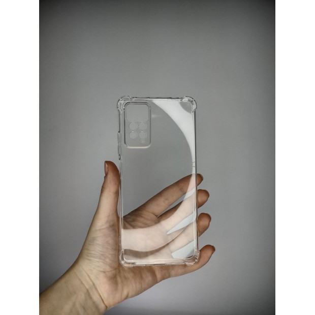 Силикон 6D Xiaomi Redmi Note 11 Pro / 12 Pro 4G (ShutCam) (Прозрачный)