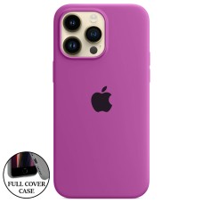 Силикон Original Round Case Apple iPhone 14 Pro Max (02) Ultra Violet