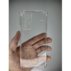 Силікон 6D для Xiaomi 12 Lite 5G (ShutCam) (Прозорий)