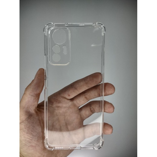 Силикон 6D Xiaomi 12 Lite 5G (ShutCam) (Прозрачный)
