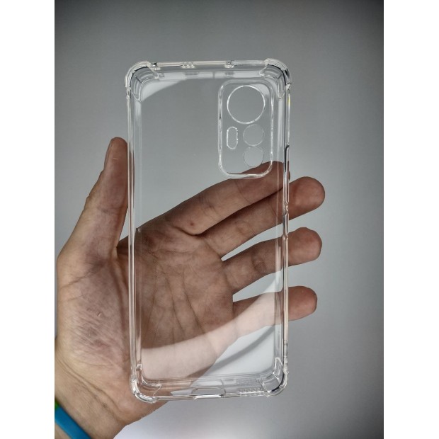 Силикон 6D Xiaomi 12 Lite 5G (ShutCam) (Прозрачный)