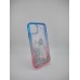 Силикон Soft Sparkles Apple iPhone 11 (Blue / Pink)