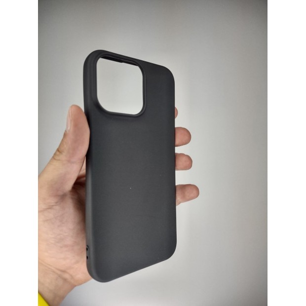 Чехол силиконовый Graphite Apple iPhone 15 Pro Max (Чёрный) Чехол силиконовый Graphite Apple iPhone 15 Pro Max (Чёрный)